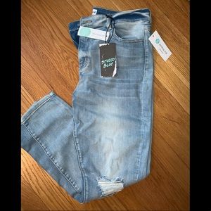 Studio Blue High Rise Cropped Jean
